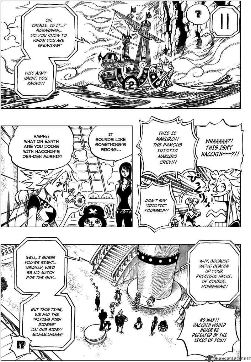 One Piece Manga Chapter 491 page 7 - Flying Fish Riders