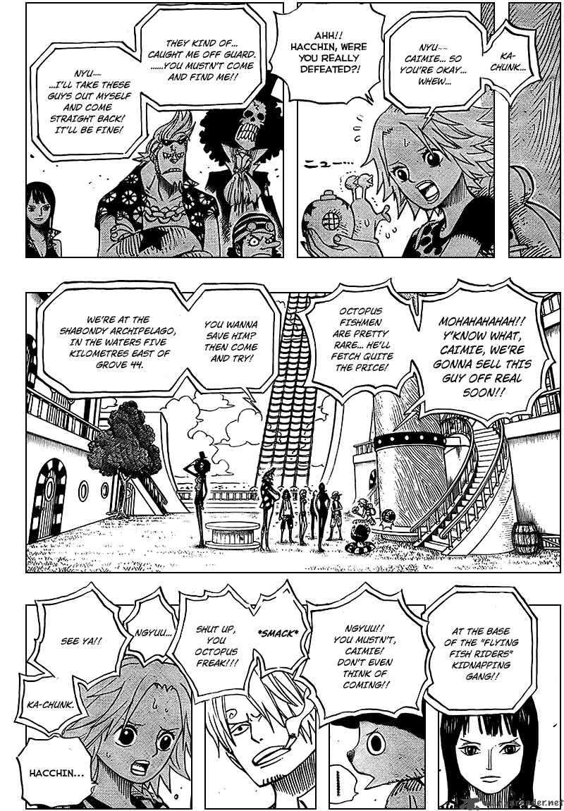 One Piece Manga Chapter 491 page 8 - Flying Fish Riders