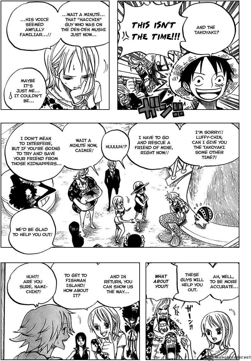 One Piece Manga Chapter 491 page 9 - Flying Fish Riders
