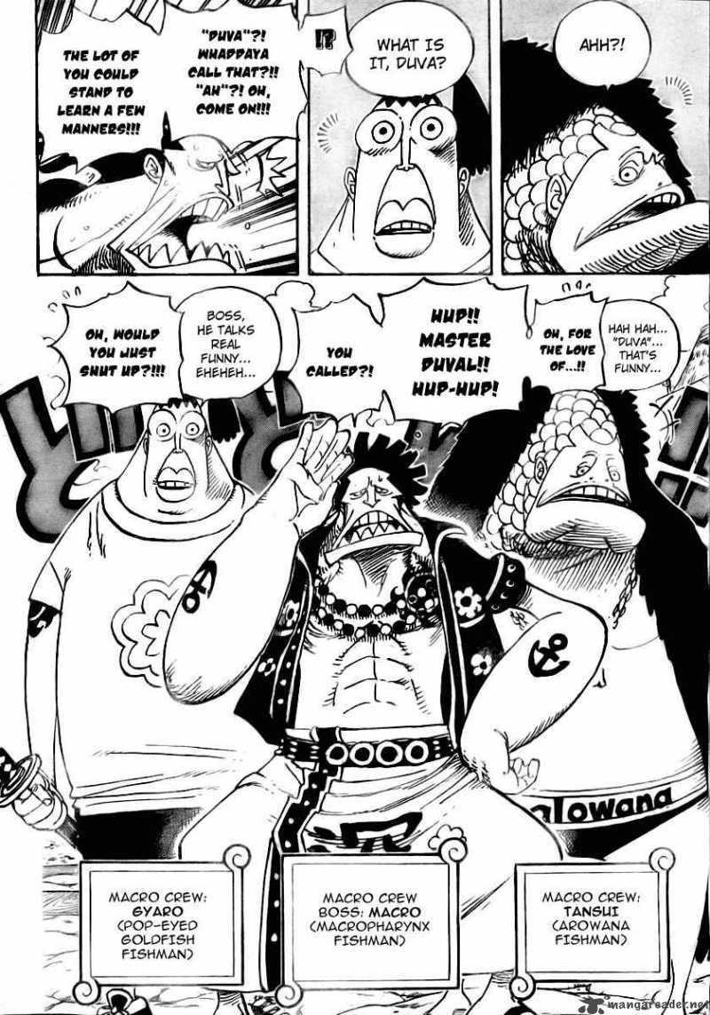 One Piece Manga Chapter 492 page 6 - Iron Mask Duval
