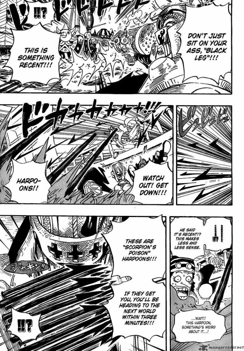 One Piece Manga Chapter 494 page 13 - Duval's Tragedy