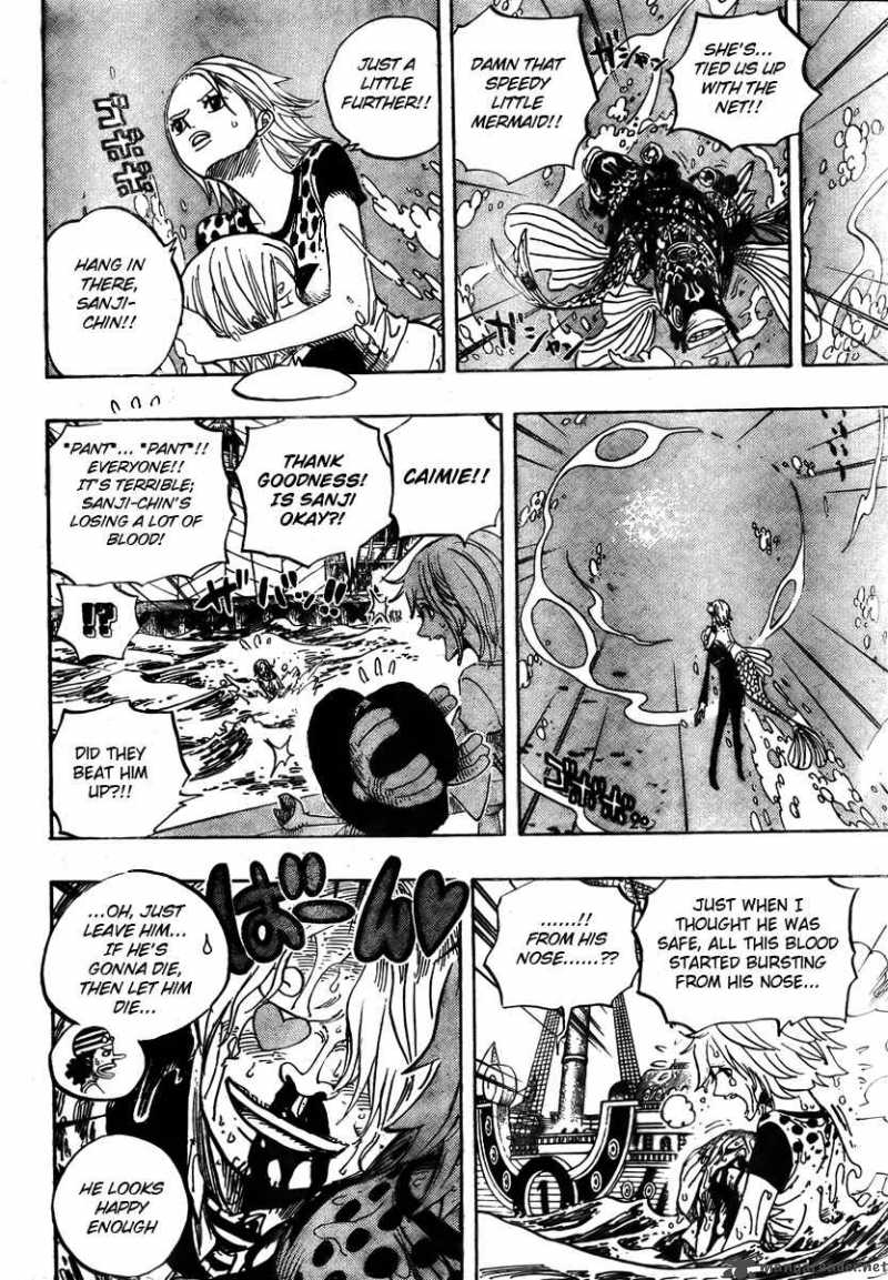 One Piece Manga Chapter 495 page 14 - Gaon Cannon