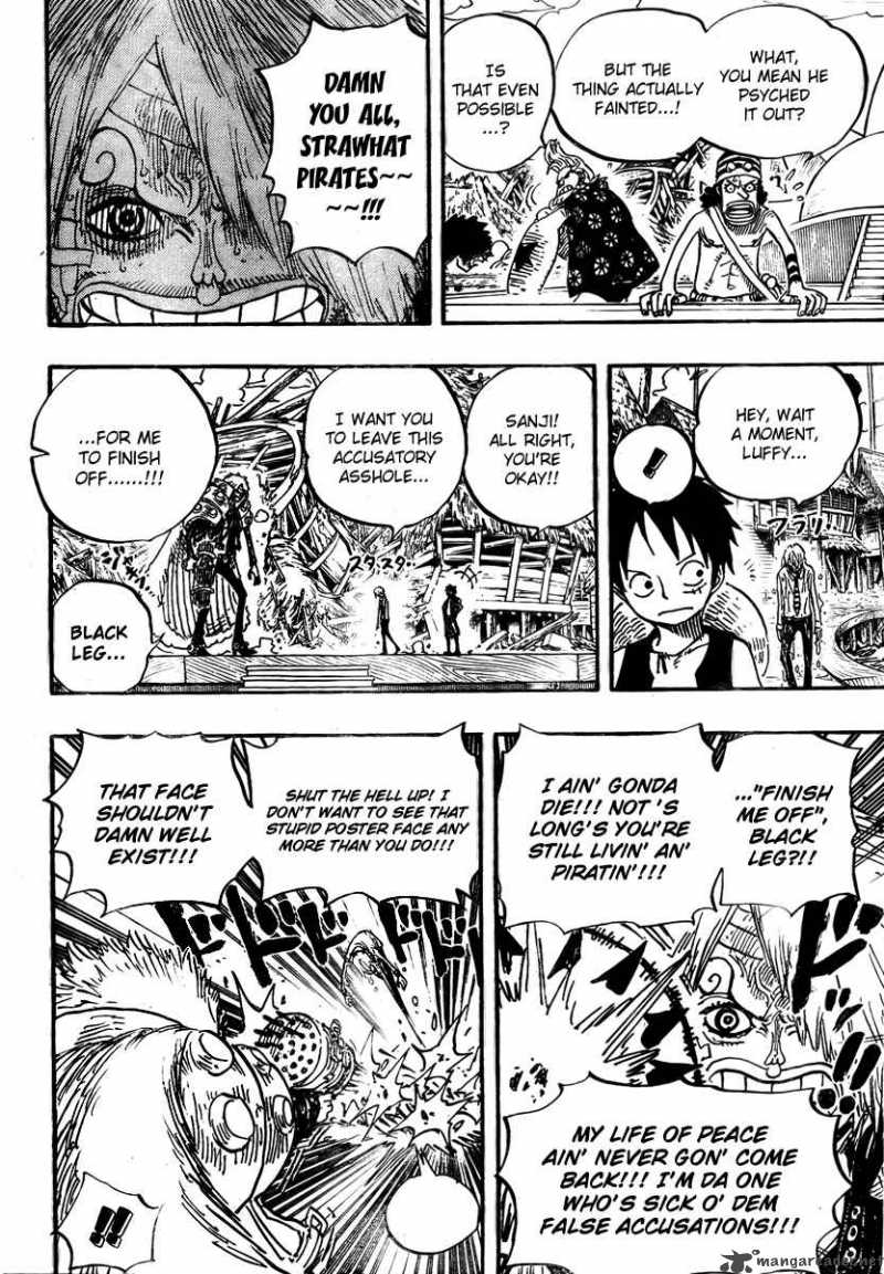 One Piece Manga Chapter 495 page 18 - Gaon Cannon