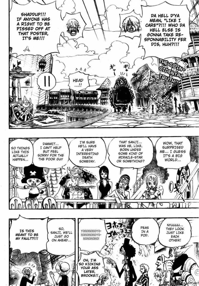 One Piece Manga Chapter 495 page 2 - Gaon Cannon