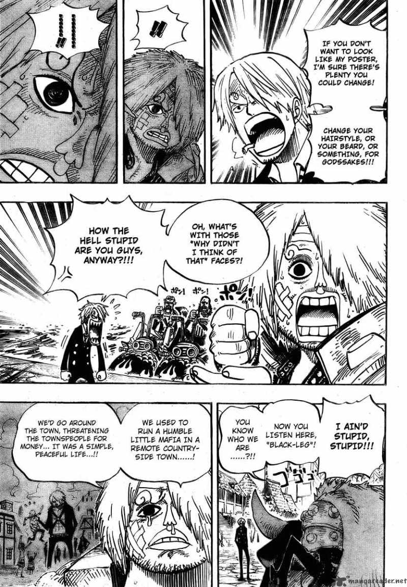 One Piece Manga Chapter 495 page 3 - Gaon Cannon