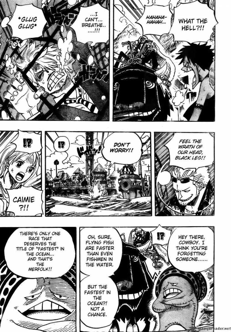 One Piece Manga Chapter 495 page 7 - Gaon Cannon