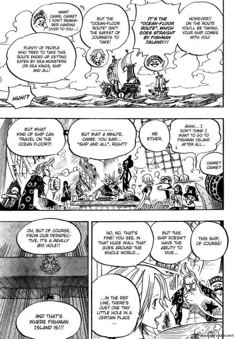 One Piece Manga Chapter 496 page 11 - Yarukiman Mangrove