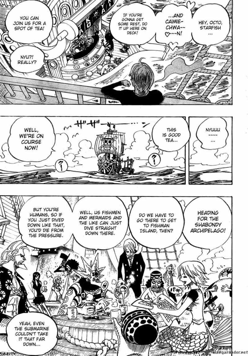 One Piece Manga Chapter 496 page 9 - Yarukiman Mangrove