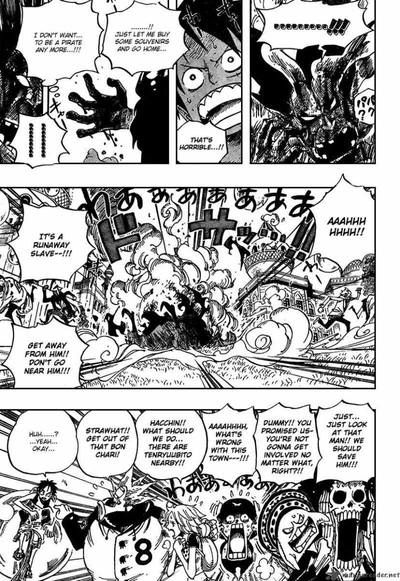 One Piece Manga Chapter 497 page 15 - Adventure on the Archipelago of Dancing Soap Bubbles