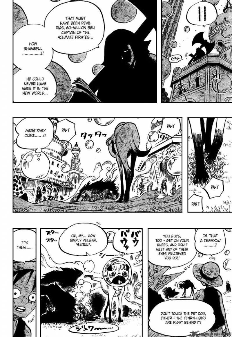 One Piece Manga Chapter 497 page 16 - Adventure on the Archipelago of Dancing Soap Bubbles