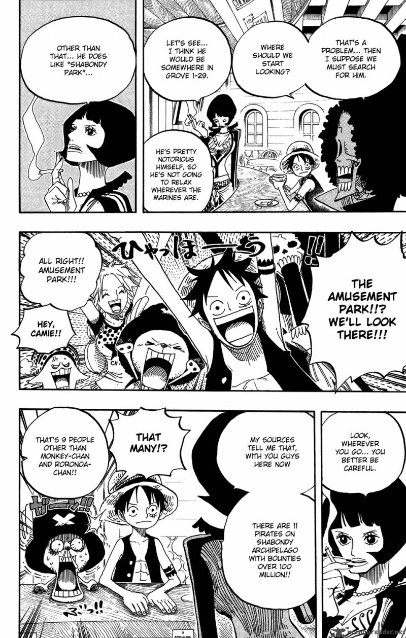 One Piece Manga Chapter 498 page 10 - The Eleven Supernovas