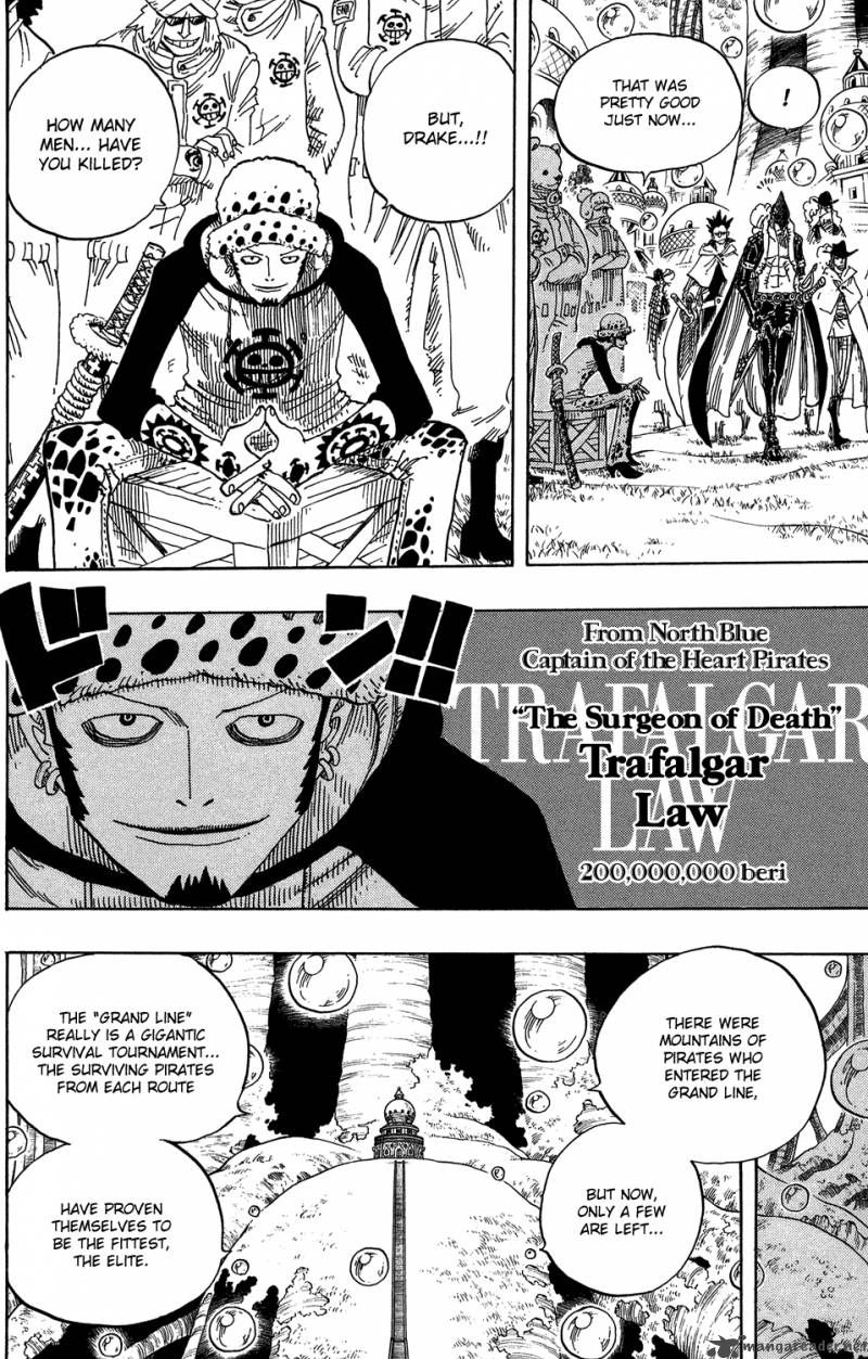 One Piece Manga Chapter 498 page 18 - The Eleven Supernovas