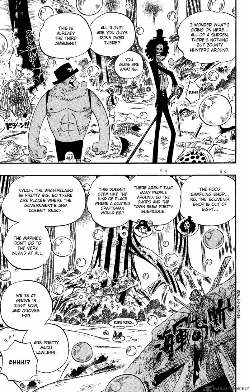 One Piece Manga Chapter 498 page 3 - The Eleven Supernovas