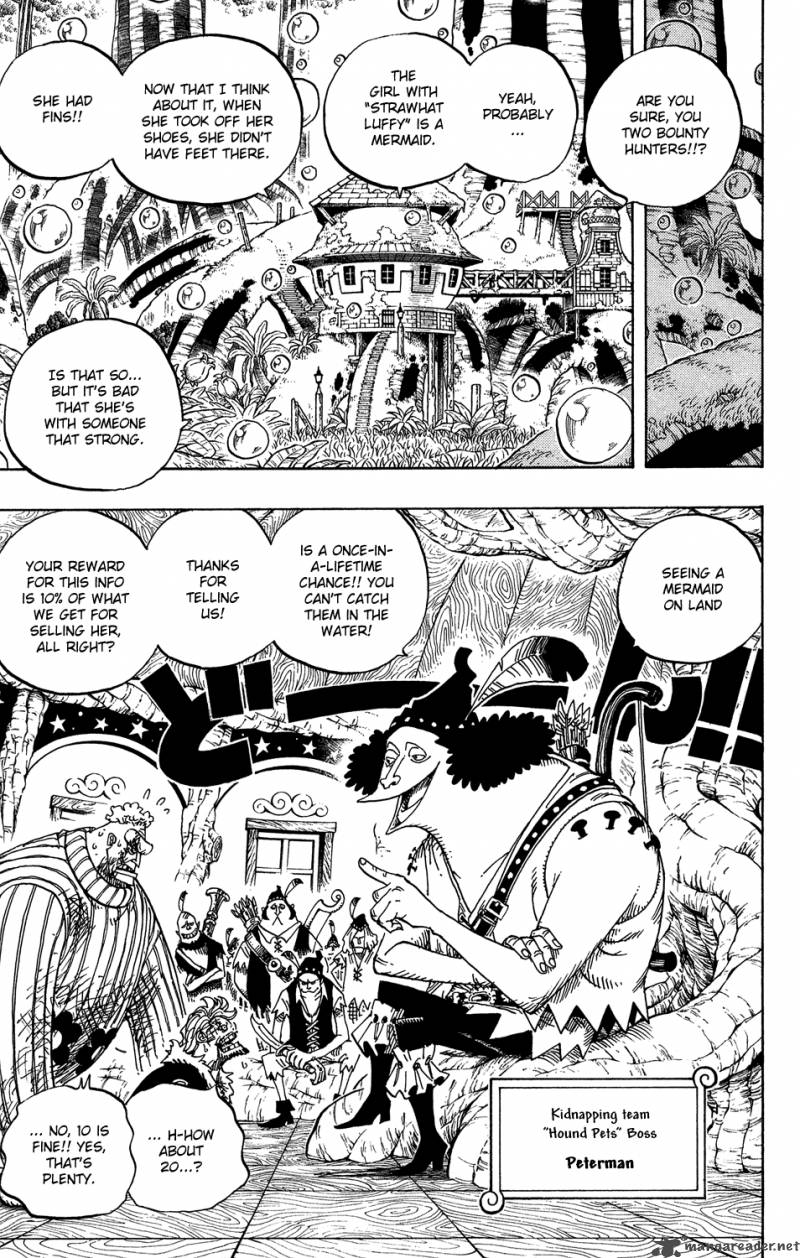 One Piece Manga Chapter 499 page 3 - Sabaody Park