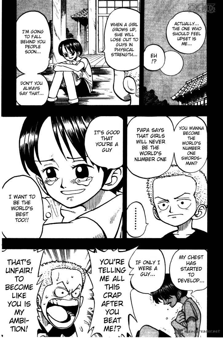 One Piece Manga Chapter 5 page 14 - The Pirate King and the Great Swordsman