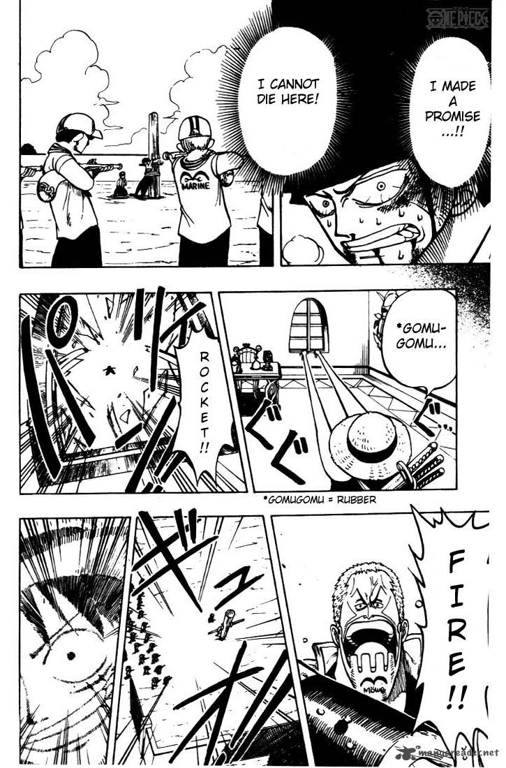 One Piece Manga Chapter 5 page 17 - The Pirate King and the Great Swordsman