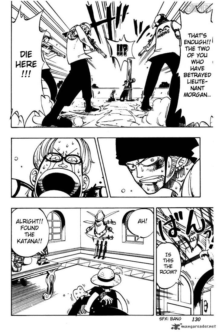 One Piece Manga Chapter 5 page 7 - The Pirate King and the Great Swordsman