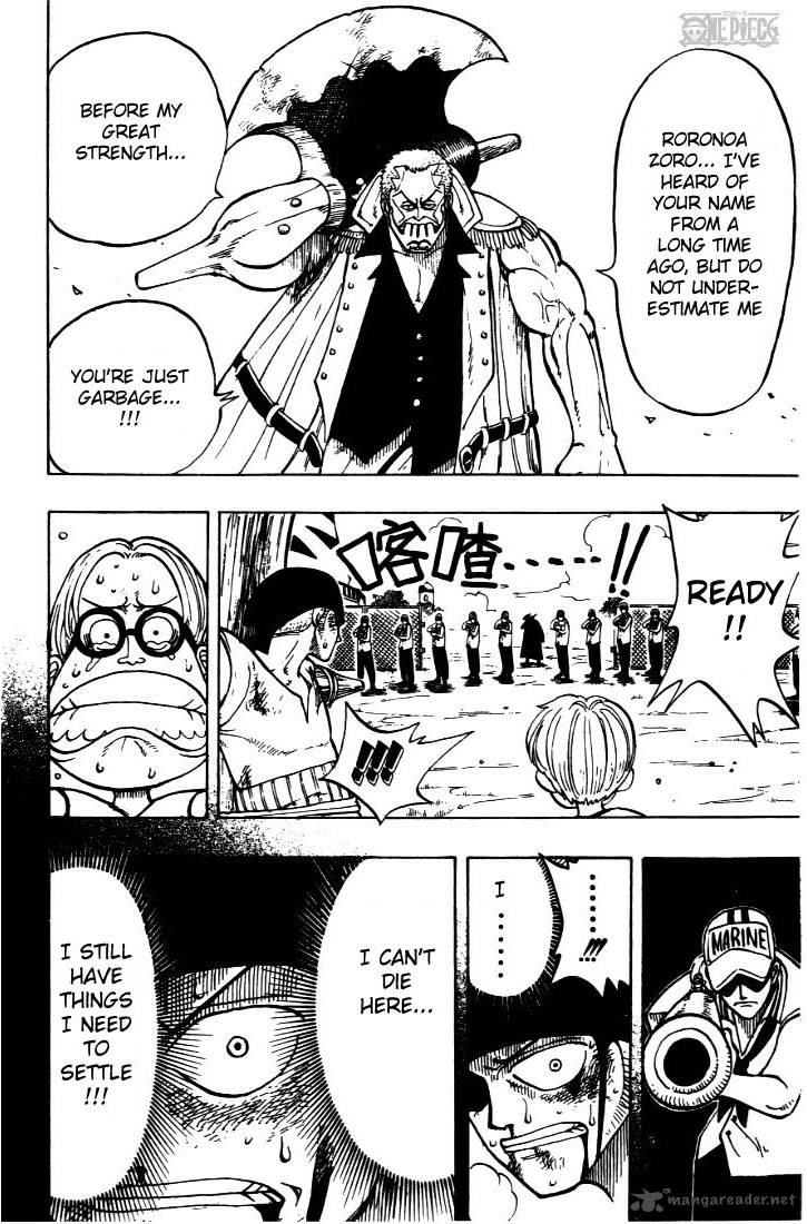 One Piece Manga Chapter 5 page 9 - The Pirate King and the Great Swordsman