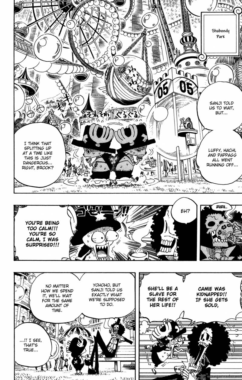 One Piece Manga Chapter 500 page 4 - The Embers of History