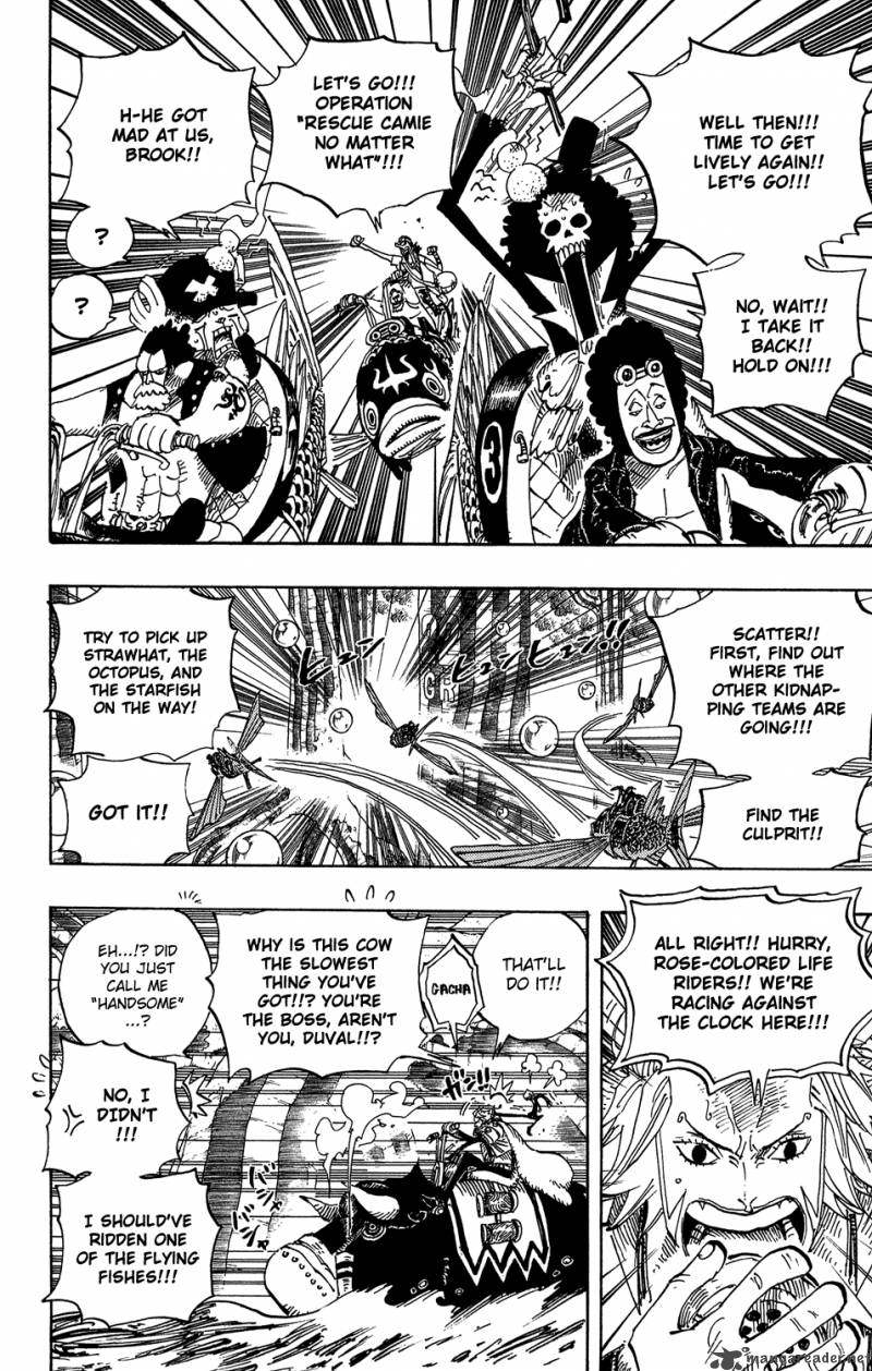 One Piece Manga Chapter 500 page 6 - The Embers of History