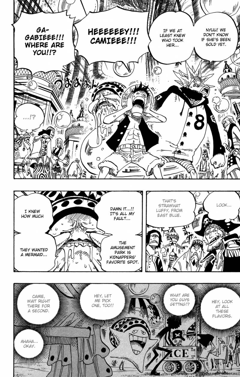 One Piece Manga Chapter 500 page 8 - The Embers of History