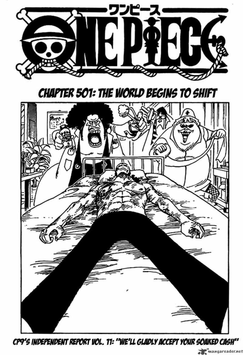One Piece Manga Chapter 501 page 1 - The World Begins to Swell