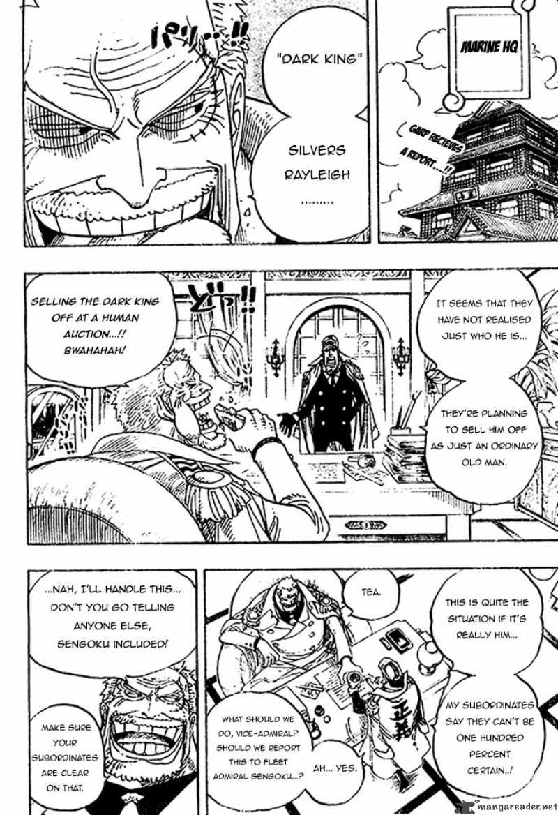 One Piece Manga Chapter 501 page 12 - The World Begins to Swell