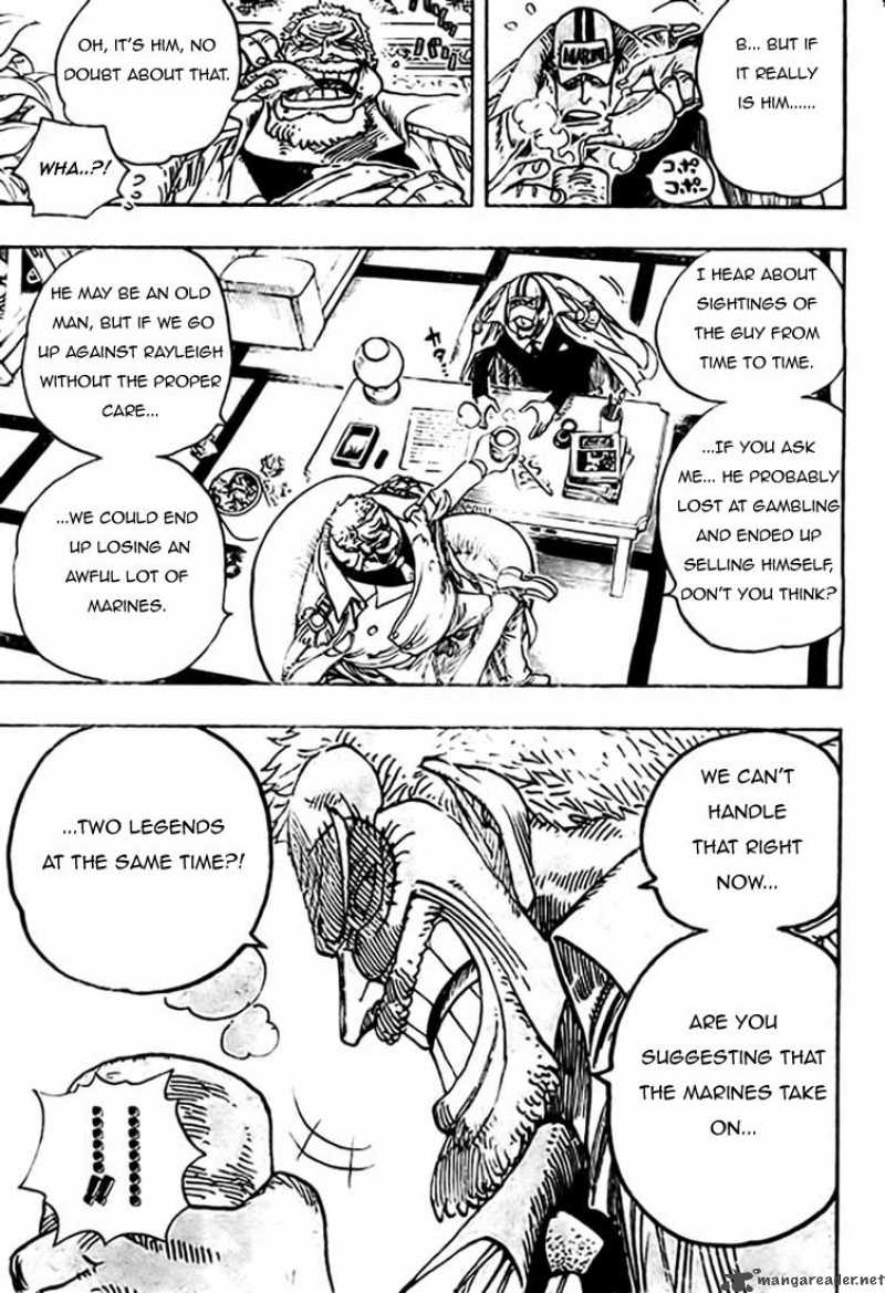 One Piece Manga Chapter 501 page 13 - The World Begins to Swell