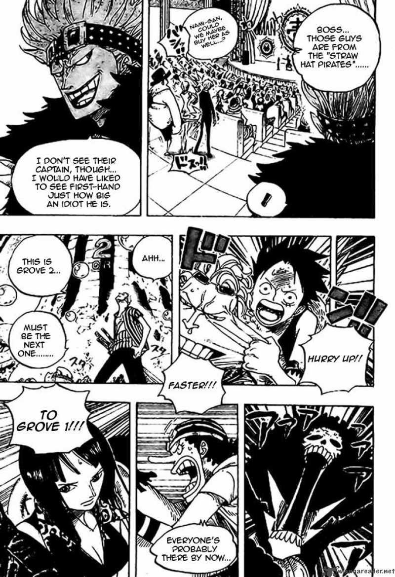 One Piece Manga Chapter 501 page 9 - The World Begins to Swell