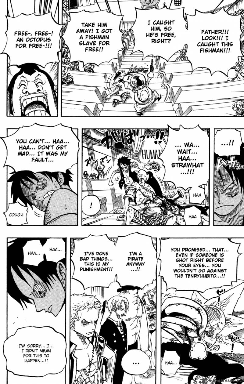 One Piece Manga Chapter 502 page 15 - The Incident of the Celestial Dragons
