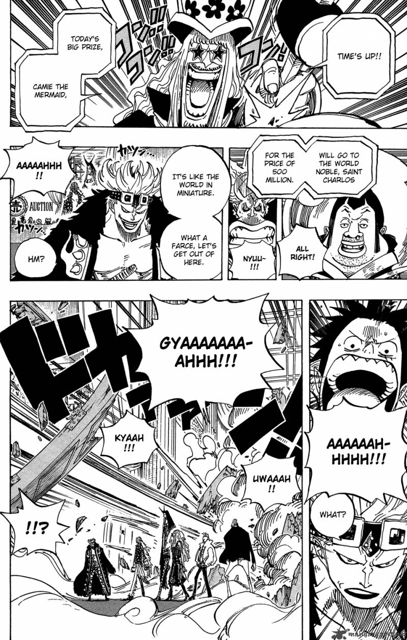 One Piece Manga Chapter 502 page 9 - The Incident of the Celestial Dragons