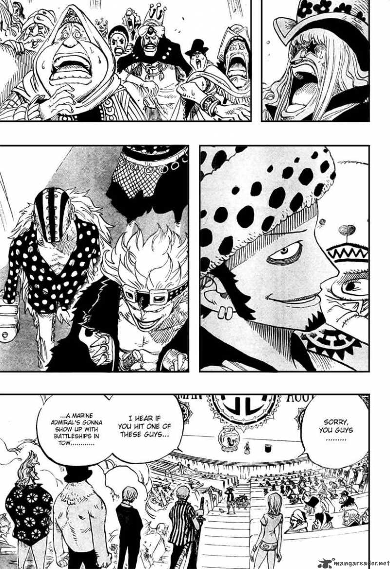 One Piece Manga Chapter 503 page 4 - Aggravated Island