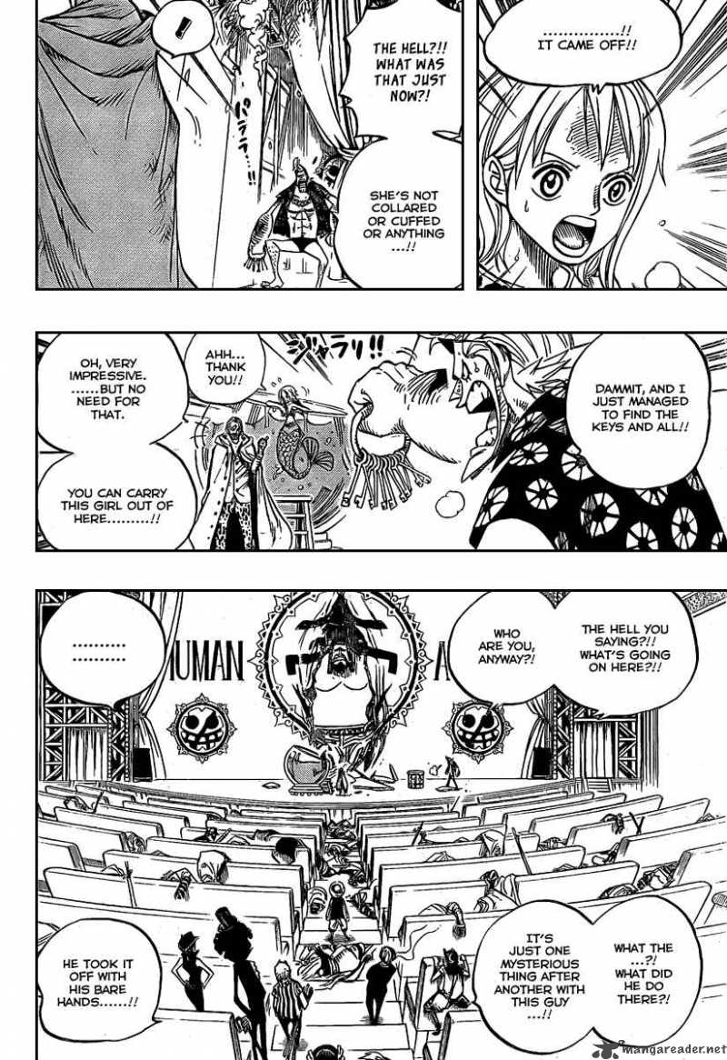 One Piece Manga Chapter 504 page 10 - Pirate Front Line on the Move!!