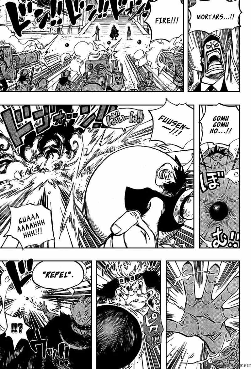 One Piece Manga Chapter 504 page 17 - Pirate Front Line on the Move!!