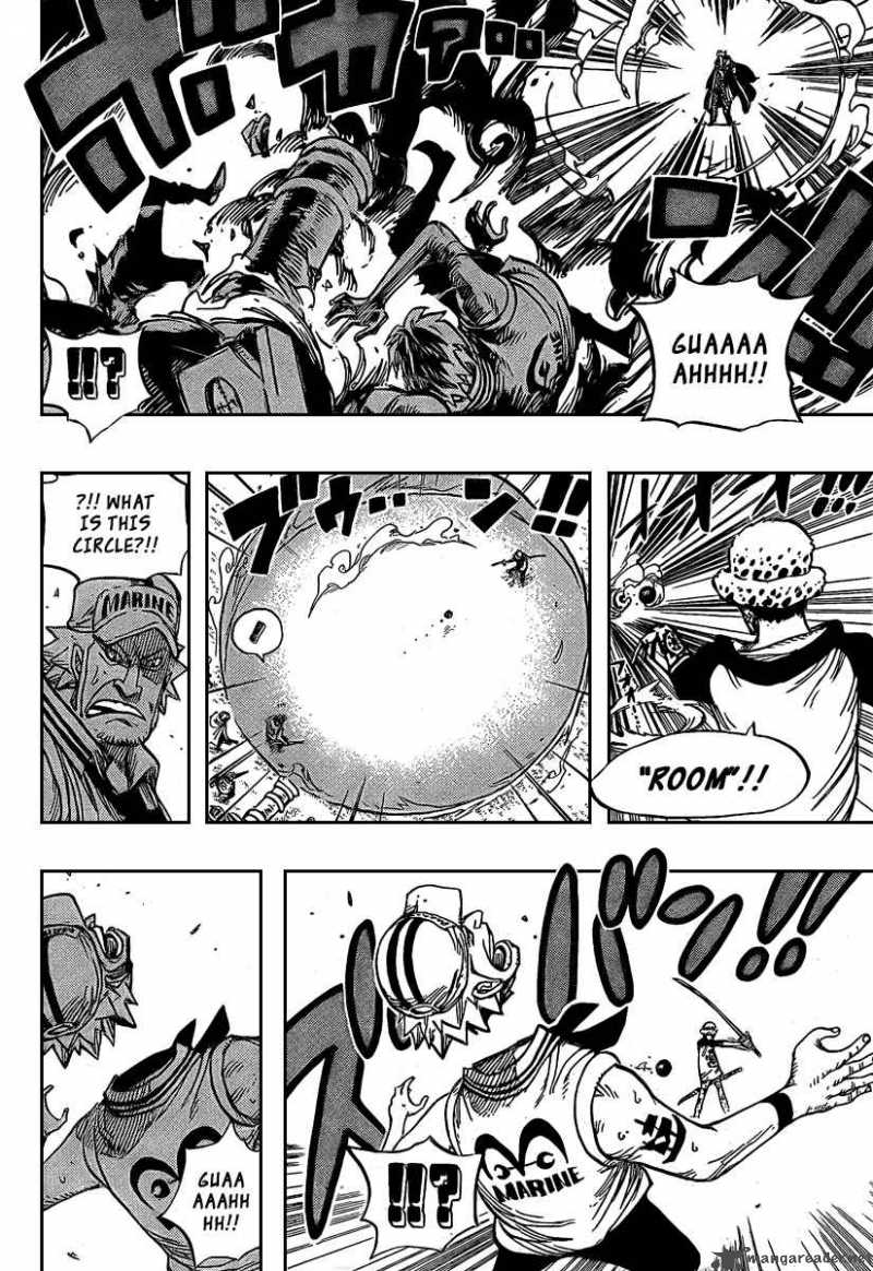 One Piece Manga Chapter 504 page 18 - Pirate Front Line on the Move!!