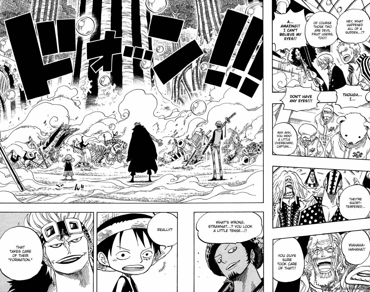 One Piece Manga Chapter 505 page 8 - Kuma