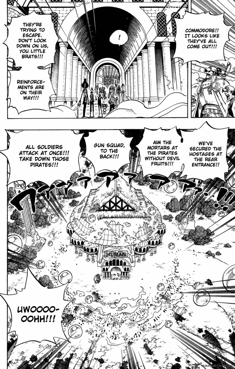 One Piece Manga Chapter 505 page 9 - Kuma