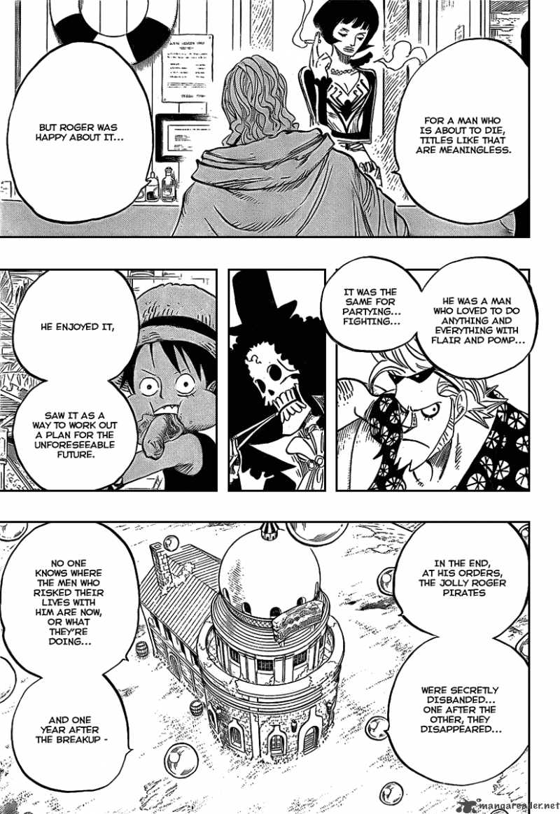 One Piece Manga Chapter 506 page 13 - Roger and Rayleigh