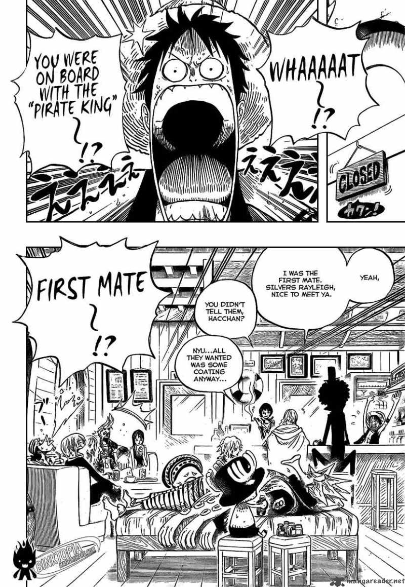 One Piece Manga Chapter 506 page 8 - Roger and Rayleigh