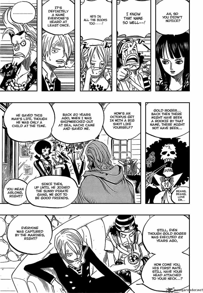 One Piece Manga Chapter 506 page 9 - Roger and Rayleigh