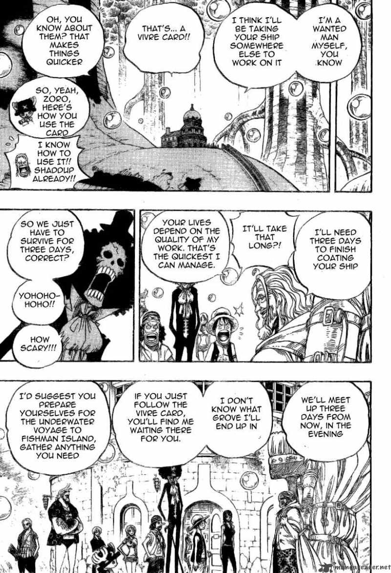 One Piece Manga Chapter 507 page 10 - Kizaru Arrives