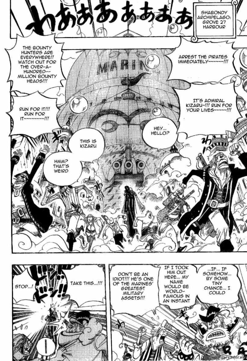 One Piece Manga Chapter 507 page 13 - Kizaru Arrives