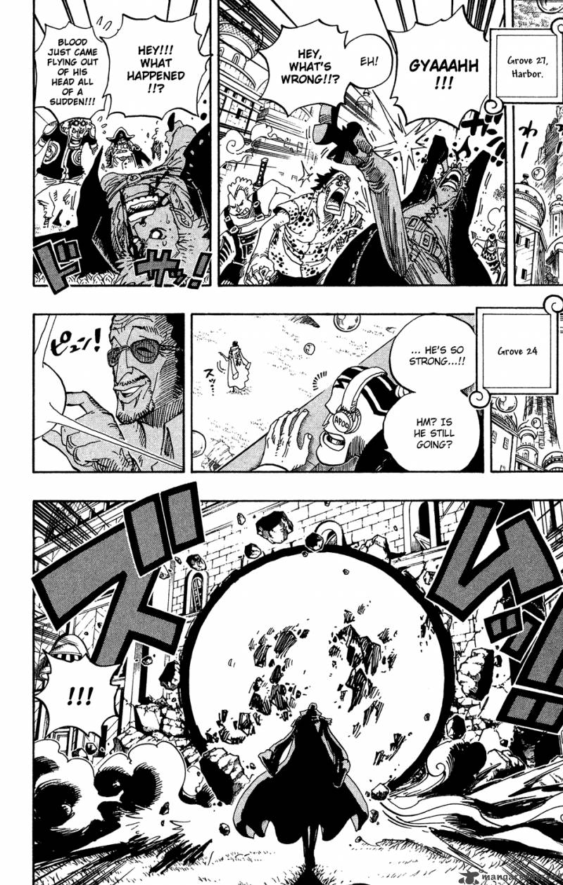 One Piece Manga Chapter 508 page 10 - Island of Carnage