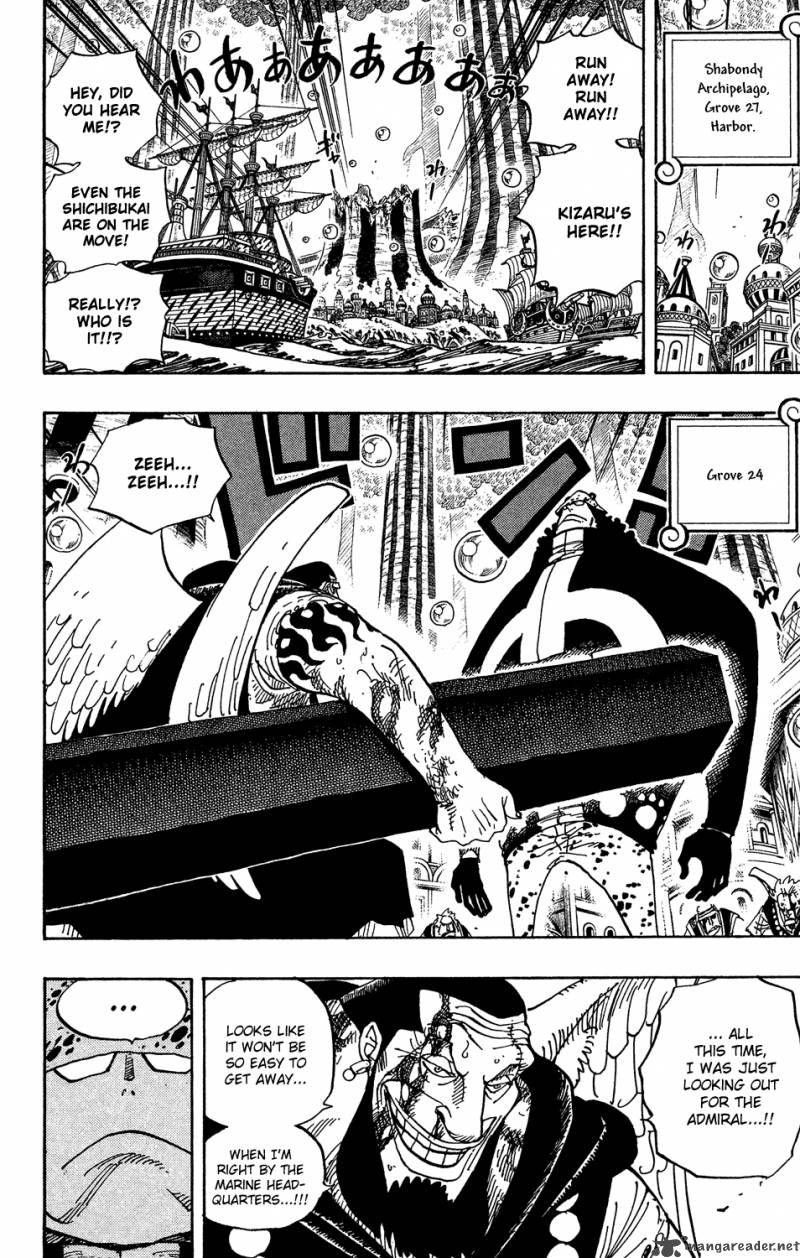 One Piece Manga Chapter 508 page 6 - Island of Carnage