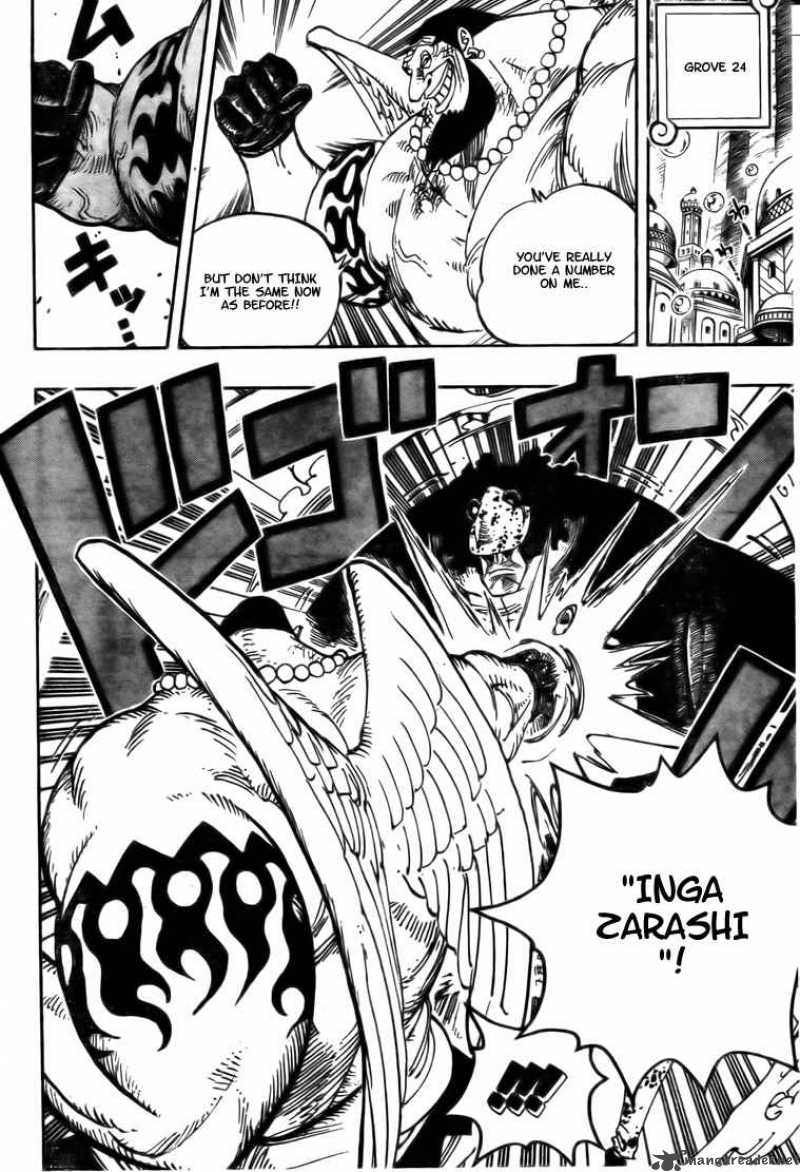 One Piece Manga Chapter 509 page 6 - Kizaru vs. Four Captains