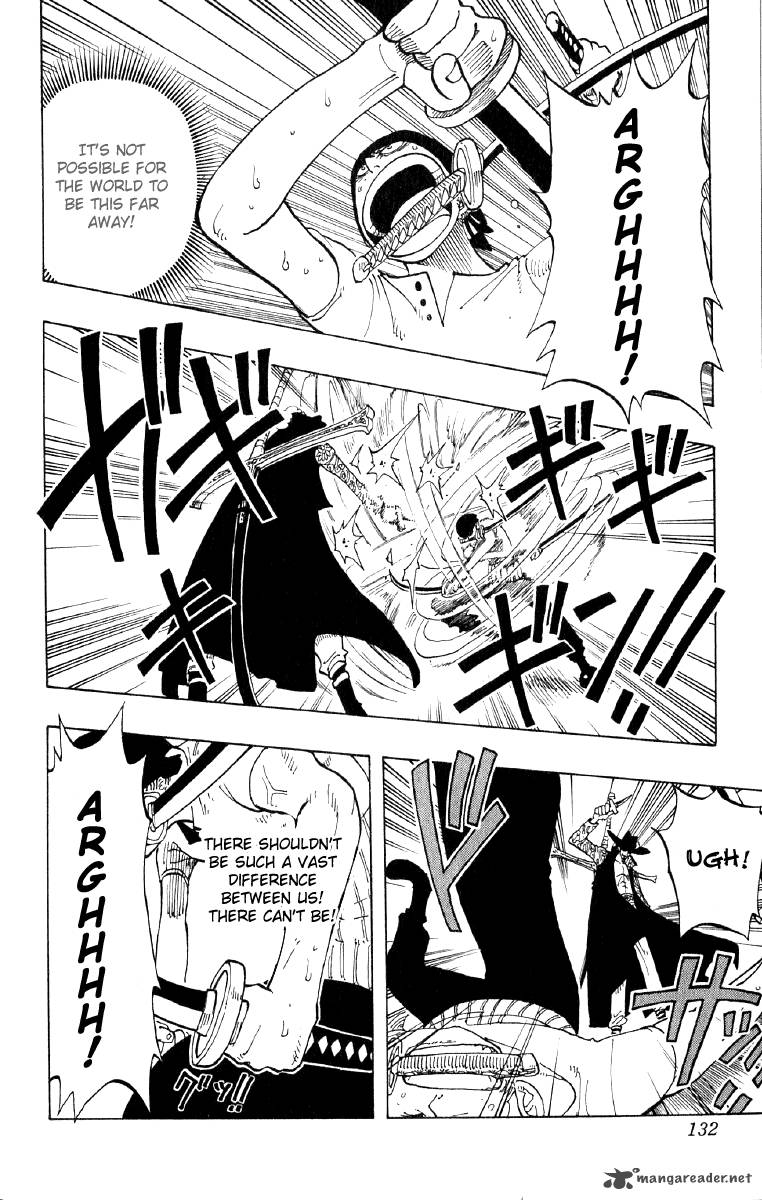 One Piece Manga Chapter 51 page 8 - Roronoa Zoro Falls Into the Sea