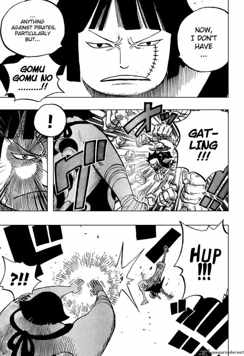 One Piece Manga Chapter 511 page 12 - Axe-Carrying Sentomaru