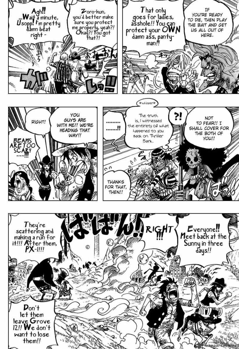 One Piece Manga Chapter 511 page 9 - Axe-Carrying Sentomaru