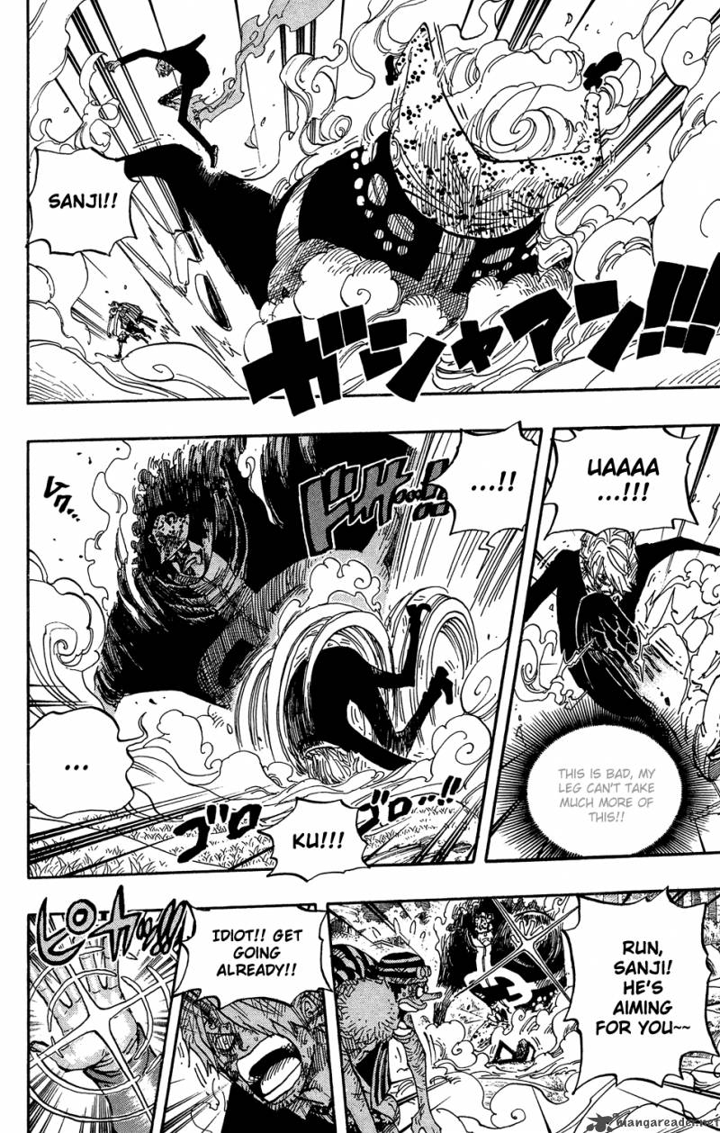 One Piece Manga Chapter 512 page 11 - Zoro, Gone