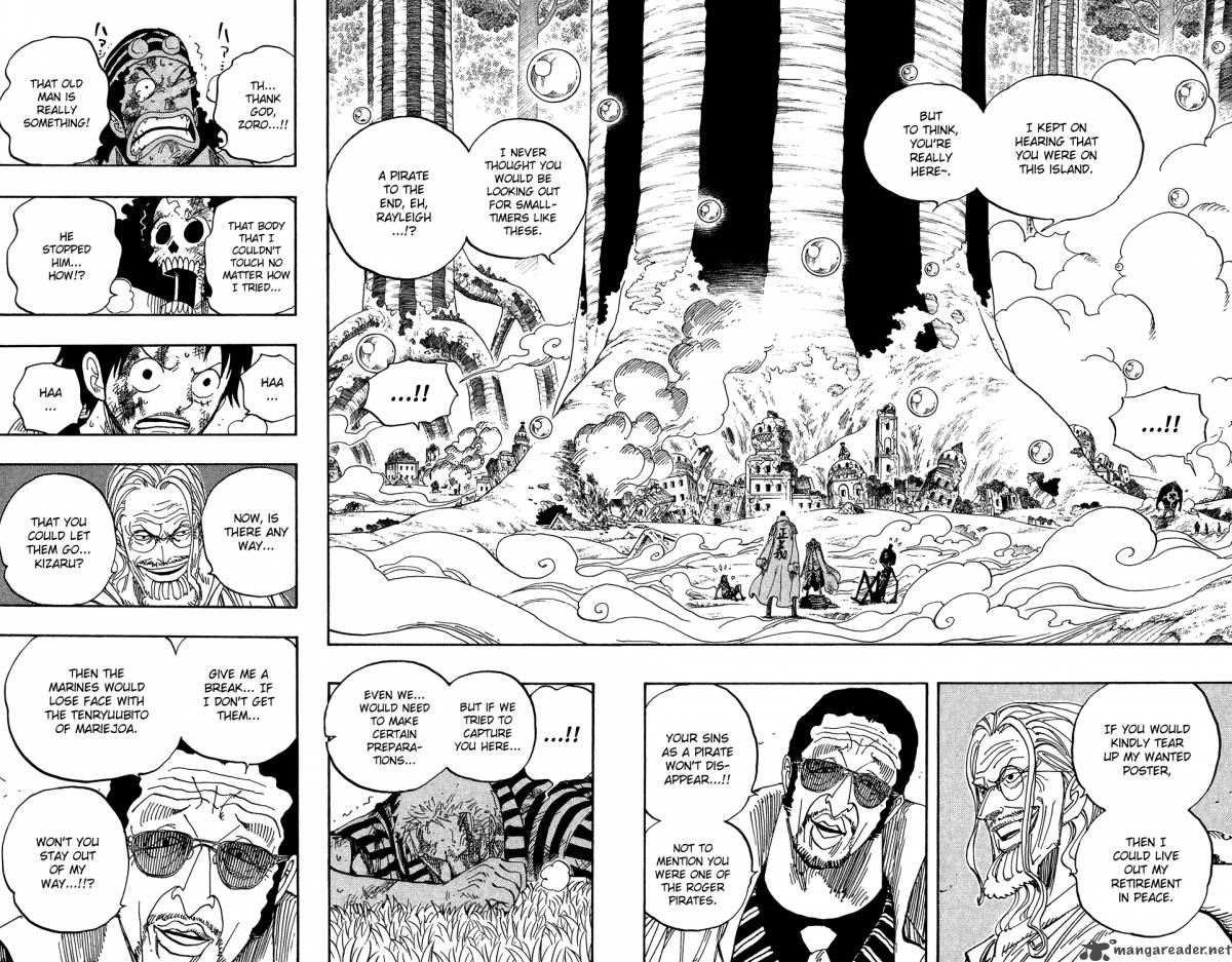One Piece Manga Chapter 512 page 2 - Zoro, Gone